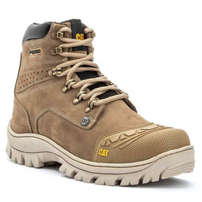 Bota Caterpillar 2190 Creme Nobuck Bico PVC