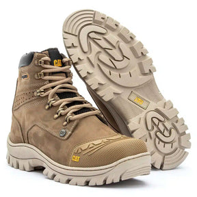 Bota Caterpillar 2190 Creme Nobuck Bico PVC