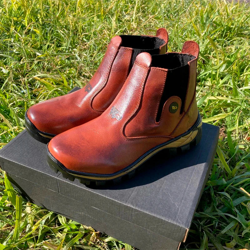 Bota Caterpillar + Palmilha Ortopédica + 4 Brindes: Copo, Carteira, Cinto e Chapéu. (Últimos dias de promoção)